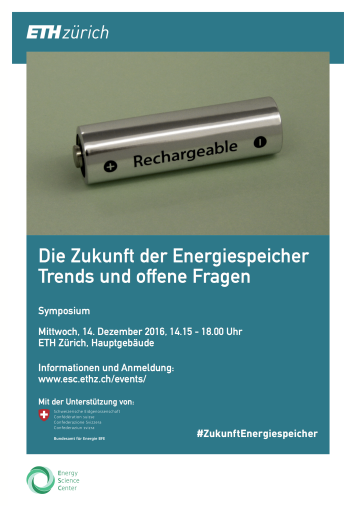 Enlarged view: Symposium Zukunft Energiespeicher